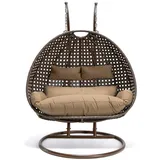Home Deluxe Hängesessel Twin braun