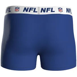 NFL Boxershorts 3er Pack Blau / Grau / Schwarz XL