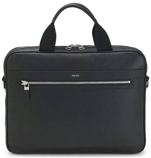 Hugo Huke Aktentasche 39 cm Laptopfach  schwarz
