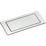EVOline Evoline, Backflip Steckdose, - versenkbare Steckdose 2 fach mit USB-C Charger, Kunststoff/Glas weiß matt