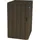 MCW 1er WPC-Mülltonnenverkleidung MCW-J28, Premium Mülltonnenbox, Metall Holzoptik, erweiterbar ~ Gartenschrank, J28-1er