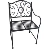 Hti-Living Curly Gartenstuhl 57 x 53 x 93 cm schwarz