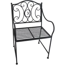 Hti-Living Curly Gartenstuhl 57 x 53 x 93 cm schwarz
