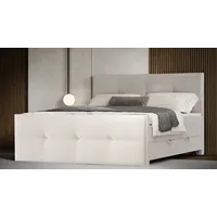Forte Boxspringbett »Eve inkl. zwei Bettkästen und Kaltschaum Topper«,