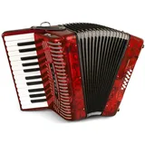 Hohner Accordions 1303-RED 12 Bass Einsteiger-Akkordeon, Rot