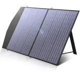 ALLPOWERS Faltbares Solarpanel 100W Solarmodul Speziell für Tragbare Powerstation und Outdoor Solargenerator Hoch Leistung Akku für Camping Garten Laptop, Schwarz