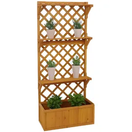 Proregal Hochbeet 177 x 77 x 33 cm Beige
