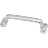 Hermeta Handgriff A.26mm L.140mm B.38mm Alu-Guss silberf.elox.Löcher 4 Hermeta