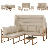 Svita Maui Gartenmöbel-Lounge-Set Sonneninsel beige