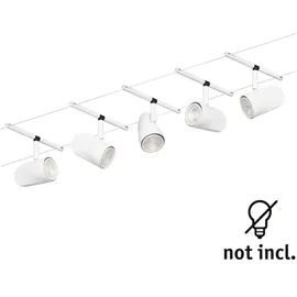 Paulmann 94467 Seil-Basissystem GU5,3 max. 5x10W 230/12V Weiß matt Chrom