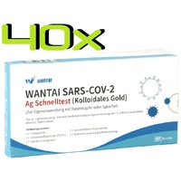 Wantai® SARS-COV2 Laien Antigen-Schnelltest Lolly Lutsch, Speichel Nasentest 40x