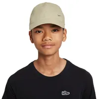 Nike Dri-Fit Club Unstrukturierte Metall-Swoosh-Cap Für Kinder, Lt Khaki,