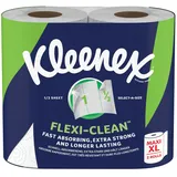 Kleenex - Flexi-Clean Küchentücher (6 Packungen mit je 2 Rollen) – abgestimmt auf Ihren Verzehr für eine schnelle Reinigung – einfach und täglich