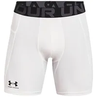 Under Armour HeatGear Mid Compression Shorts Weiß 3XL Herren