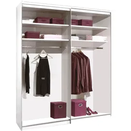 STAUD Schwebetürenschrank Sinfonie Plus 167 x 222 x 68 cm Weiß