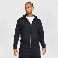Nike Club Fleece-Kapuzenjacke Herren - schwarz XS