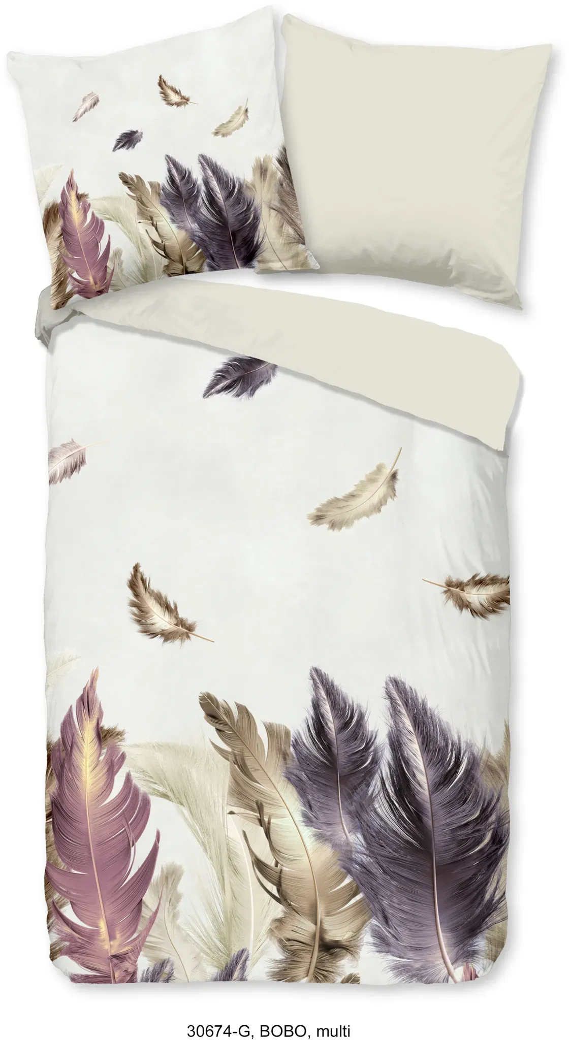 Bettwäsche BOBO (BL 135x200 cm) - bunt - BL 135x200 cm