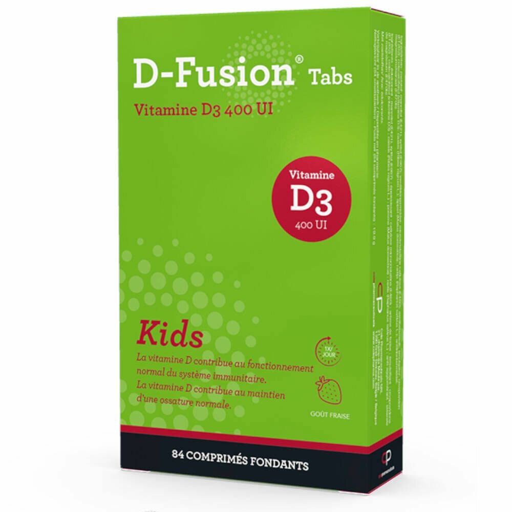 D-Fusion® Tabs Kids Vitamine D3 400 UI 84 pc(s) comprimé(s) orodispersible(s)