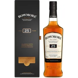 Bowmore 25 Years Old Islay Single Malt Scotch 43% vol 0,7 l Geschenkbox