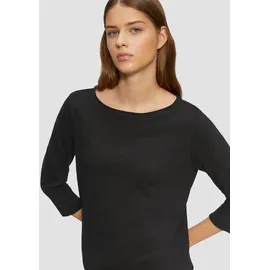 s.Oliver Shirt mit Flammgarnstruktur und 3/4-Ärmeln - 40