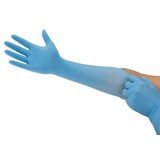 Ansell Microflex® 93-243 Handschuhe, aus Nitril, für den Schutz der Lebensmittelindustrie oder der Wissenschaft des Lebens, Blau, Größe S, 100 Stück