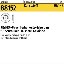 Industrial Quality Supplies RUV-Scheibe Kunststoff 10 10,5 x 15 x 2,1 S