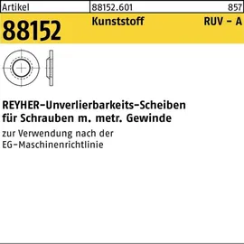 Industrial Quality Supplies RUV-Scheibe Kunststoff 10 10,5 x 15 x 2,1 S