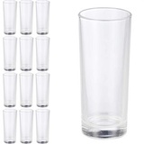 Relaxdays Trinkgläser Longdrink 300,0 ml, 12 St.