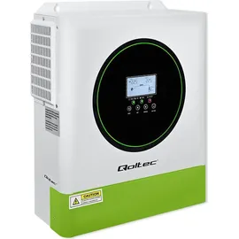 Qoltec Hybrid Off-Grid Solar Wechselrichter 3500W 24V MPPT BMS WLAN