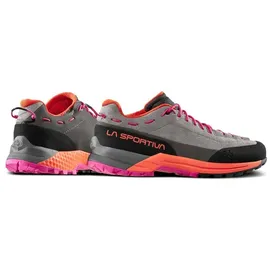 La Sportiva Tx Guide Leather Wanderschuhe - Grey / Cherry Tomato - EU 38