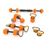 HMS Pro Set 6-In-1 Set Hantelset gummiert, Größe:15kg