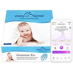 Easy@Home Kinderwunsch 50 x Ovulationstest Fruchtbarkeitstests für Eisprung 1 St