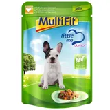 MultiFit Junior Little Dog Pouch Jelly Huhn & Gemüse 24x100 g