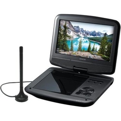 Sencor SPV 7926T portable DVD/Blu-Ray player Portable DVD player Convertible (9″) pixels Black, Bluray + DVD Player