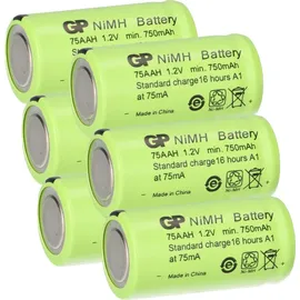 GP GP75AAH 2/3AA 750 mAh 6 St.