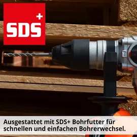 Hecht 1036 Bohrhammer SDS + inkl. Koffer 1500 W