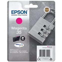 Epson Original 35 Schloss Druckerpatrone magenta 650 Seiten 9,1ml (C13T35834010)