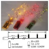 Best Season LED Mini-Lichterkette 20'er Batteriebetrieb gelb-gold 725-40