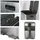Spirella - Mülltrennsystem Küchenabfalleimer 60L (2x30L) mit Pedal - Modell Aliya - Gebürsteter Edelstahl - Soft-Close-Deckel - Herausnehmbare Inneneimer - Seitliche Griffe - Edelstahl