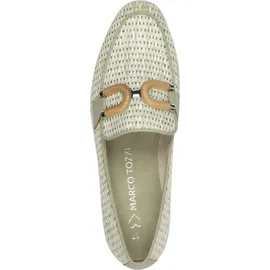 Marco Tozzi Damen Slipper in grün, Größe 38 EU