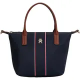 Tommy Hilfiger Umhängetasche Popette Mini Tote Bag Corp Space Blue Corp