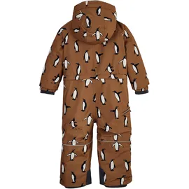 KILLTEC FIRST INSTINCT by killtec Kinder Skioverall/Schneeanzug mit Kapuze FISW 26 MNS ONPC, Größe 98/04 in braun, braun