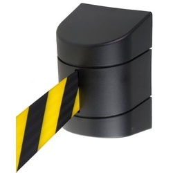 Rs Pro, Absperrung, Wall mount barrier,Yellow/black webbing