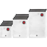 Zwilling Fresh & Save Vakuum Beutelset für Lebensmittel 10-teilig, verschiedene Größen, Wiederverwendbar, Kunststoff