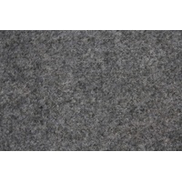 Rasenteppich Kunstrasen Premium hellgrau grau weich Meterware mit Drainage-Noppen, wasserdurchlässig (400x450 cm)