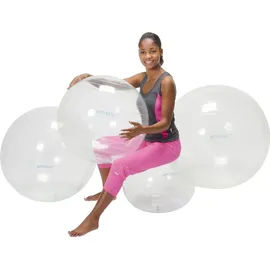 Sport 2000 Gymnastikball Transparent 75 cm