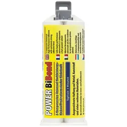 PETEC Power-BiBond 3 Min. (50 ml) Kunststoff-Klebstoff,Klebstoff, Kunststoffreparatur,Universalklebstoff weiß/gelb  98550