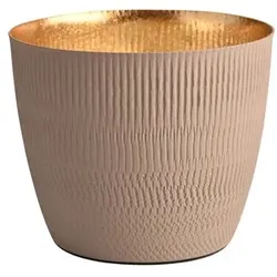 Madras Windlicht M Struktur sandstone