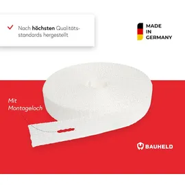 BAUHELD 6m Rollladengurt 23mm Weiß