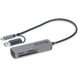 Startech Fcreadmicro3v2 (USB 3.0, USB-C), Speicherkartenlesegerät, Grau